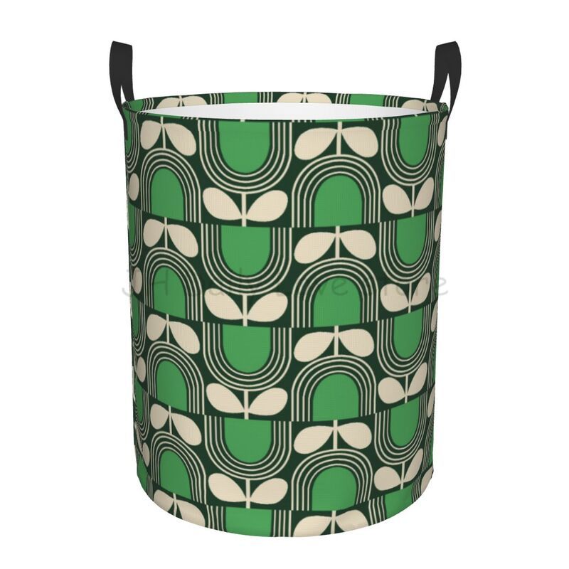 Kids Toys Basket - Custom Orla Kiely Multi Stem Flowers