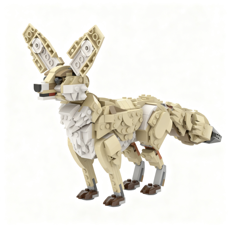 Kids Xmas Toys Ideas - 488PCS MOC Creative Fennec Fox Vulpes