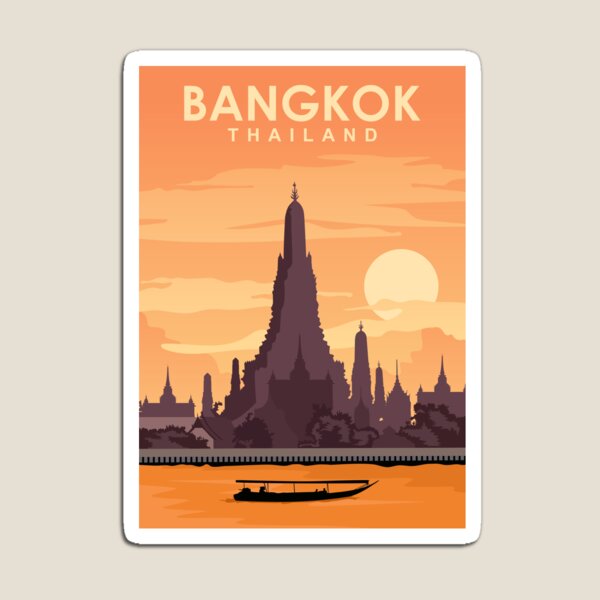 Bangkok Travel Poster Art Prin - Kids Toys Bangkok review and price