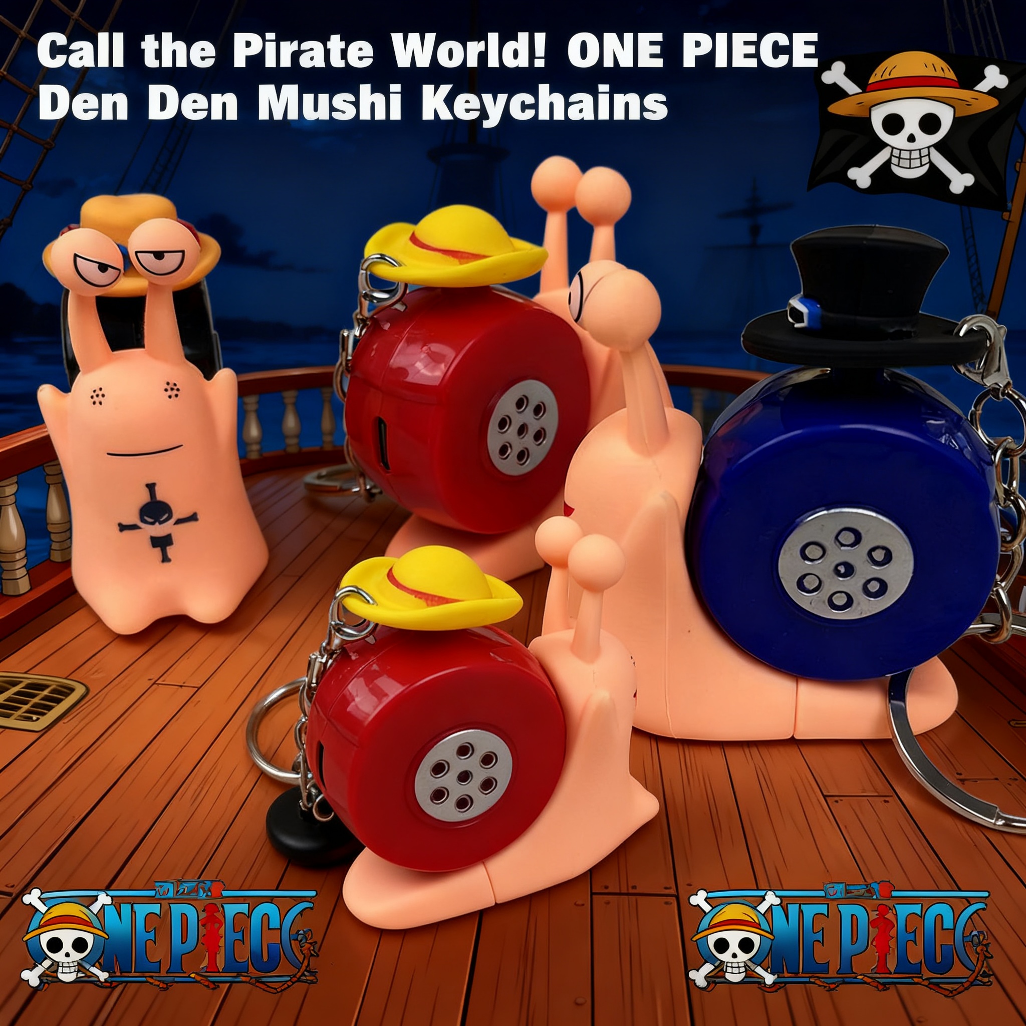 Anime One Piece Den Den Mushi  - Kids Toys Set review and price