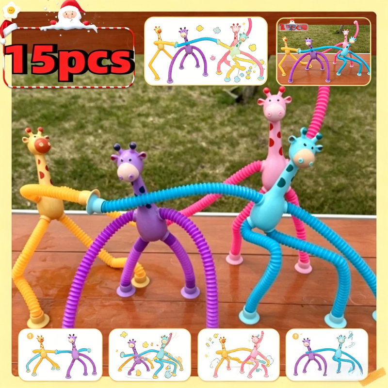 15Pcs Giraffe Pop Tube Suction - Kids Toys Youtube review and price