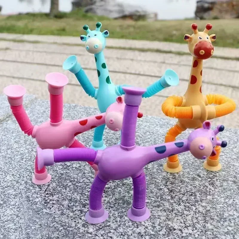 15Pcs Giraffe Pop Tube Suction - Kids Toys Youtube review and price