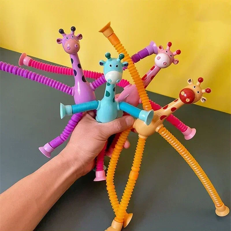 15Pcs Giraffe Pop Tube Suction - Kids Toys Youtube review and price