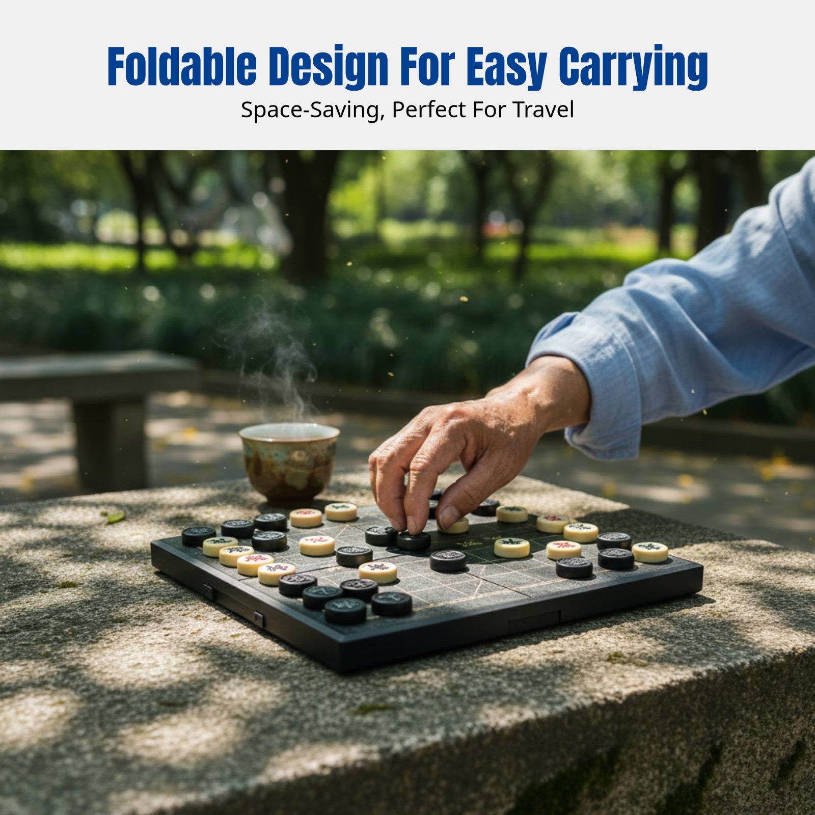 Foldable Chess Set, Multi-Game - Kids Toys Set review and price