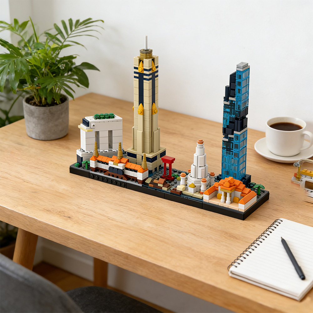 MOC Bangkok Skyline Building B - Kids Toys Bangkok review and price