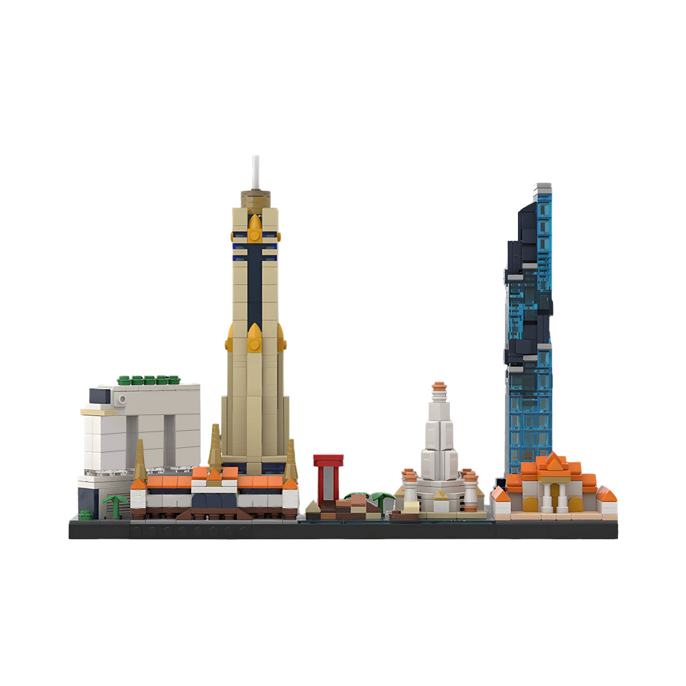 MOC Bangkok Skyline Building B - Kids Toys Bangkok review and price
