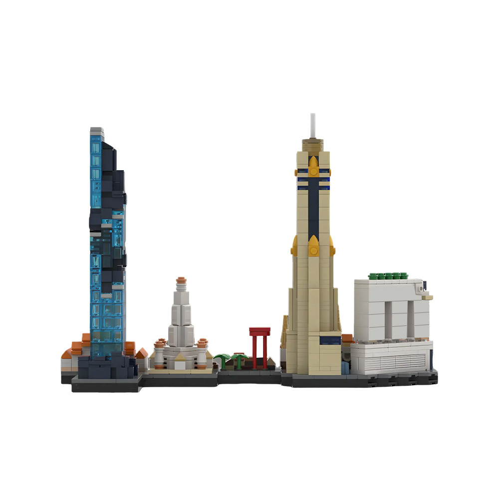 MOC Bangkok Skyline Building B - Kids Toys Bangkok review and price