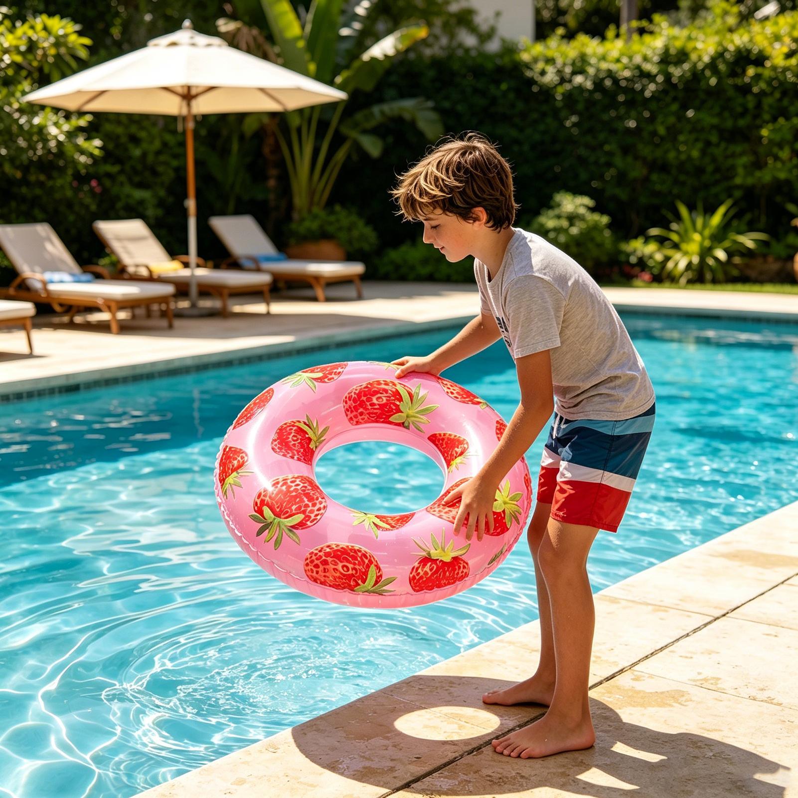 Inflatable Tube Fruit Pattern  - Kids Toys Youtube review and price