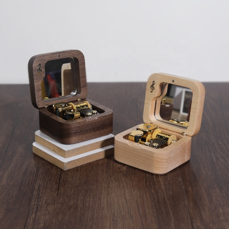 Natural Wooden Music Box Gold- - Kids Toys Manufacturers review and price