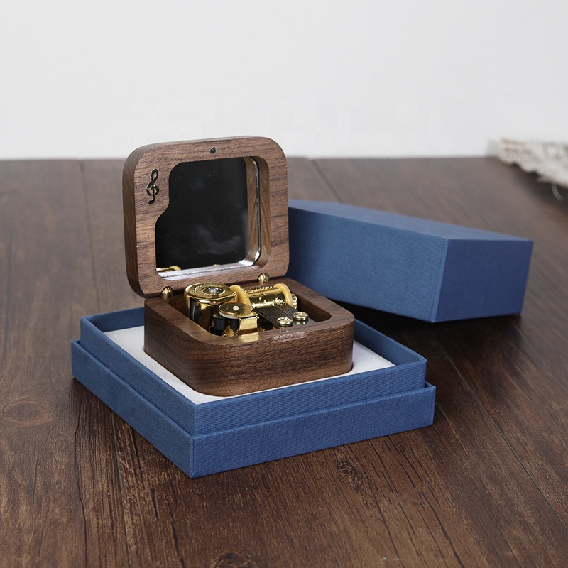 Natural Wooden Music Box Gold- - Kids Toys Manufacturers review and price